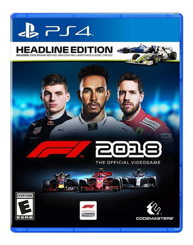 F1 2018  Headline Edition Codemasters PS4 Físico