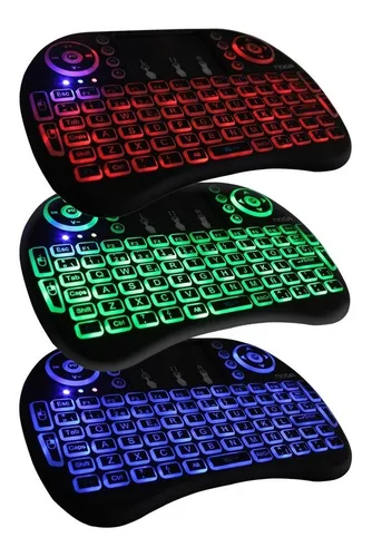 Mini Teclado Inalámbrico Retroiluminado - Noganet 