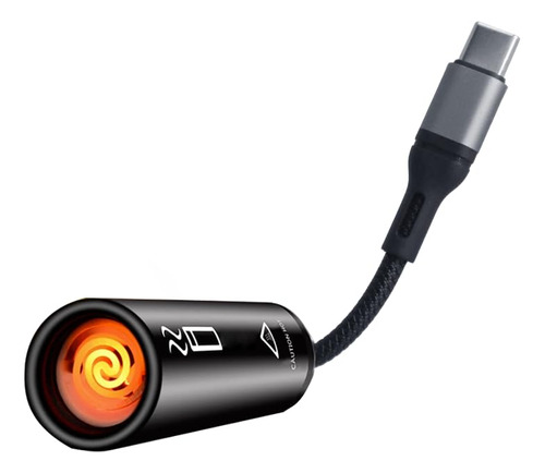 Encendedor Electrico, Encendedor De Cable Usb Tipo C Para Te