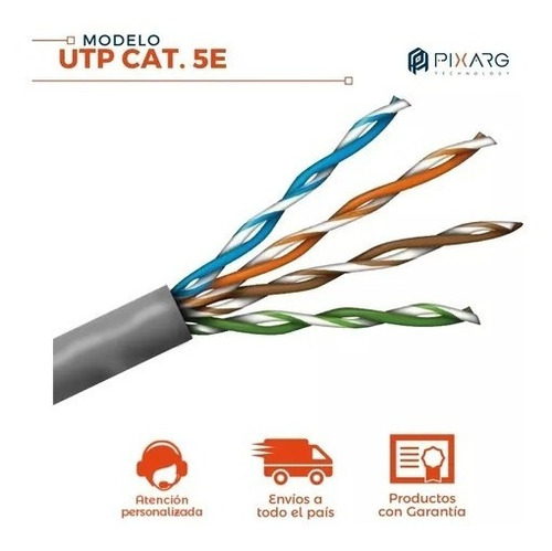 Imagen 3 de 7 de Cable Utp Glc Max Cctv 305 Metros Categoria 5e 100% Cobre