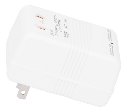 Convertidor De Voltaje 70w De Potencia 220v A 110v De Doble