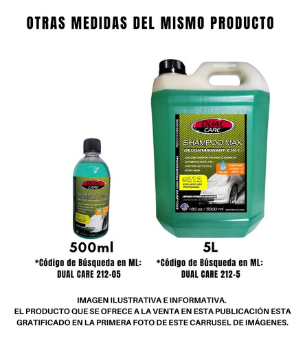 Imagen 2 de 9 de Shampoo 5 L 2en1 No Touch Y Descontaminante Detailing