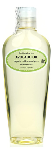 Avocado Oil Organic Pure Cold Pressed By Dr.adorable 8 Oz