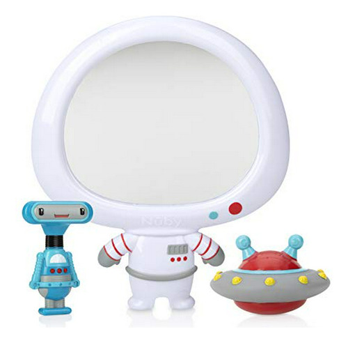 Juguete Para Baño - Nuby Awesome Astronaut Mirror 3piece Int