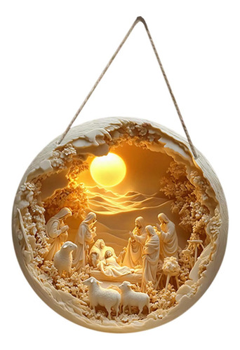 Decoración Acrílica 2d, Adorno Colgante De Escena
