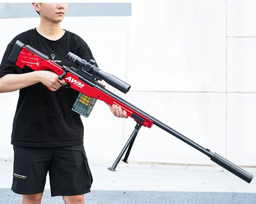 Imagen 4 de 5 de Rifle De Francotirador Awm, Pistola De Bala Suave De Eyecció