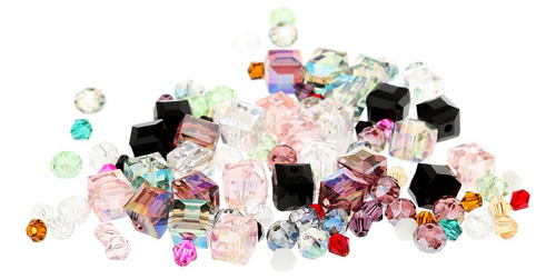 Paquete De 100 Surtidos De Cristal Diy Encantos Del Pelo