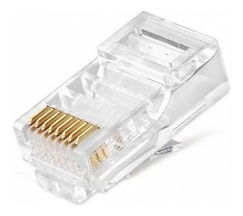 Fichas Plug Rj45 Macho Cat 5e Rj45 Para Cable Red X50 Unidad