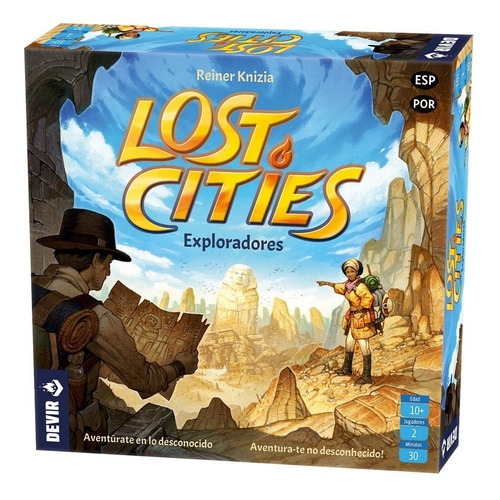 Lost Cities Exploradores Jogo De Cartas Em Português Devir