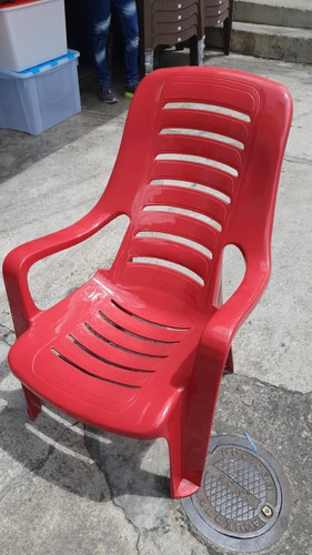Imagen 4 de 6 de Silla Plástica Tipo Playera O De Jardin