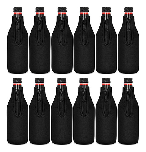 X Paquete De 12 Fundas Enfriadoras Para Botellas De Cerveza