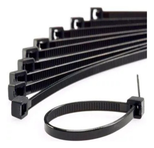Kit Com 50 Abraçadeira De Nylon 7,2 Mm X 200 Mm Reforçada