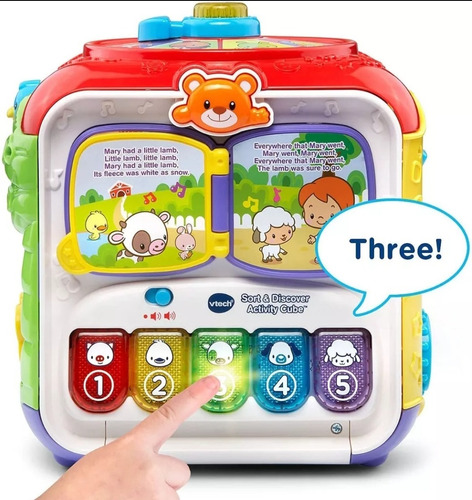 Cubo Didáctico Para Bebe Vtech Juguete