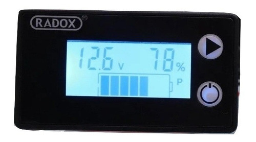 Display Indicador De Carga Radox 535-160 Para Baterias 