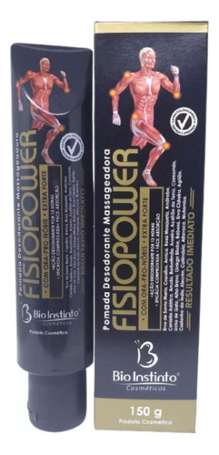  Pomada Massagem Fisio Power Com Ora Pro Nobis Extra Forte