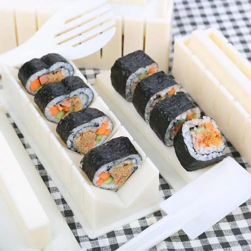Kit Sushi Maker Rice Rolls Molde Cozinha Japonesa