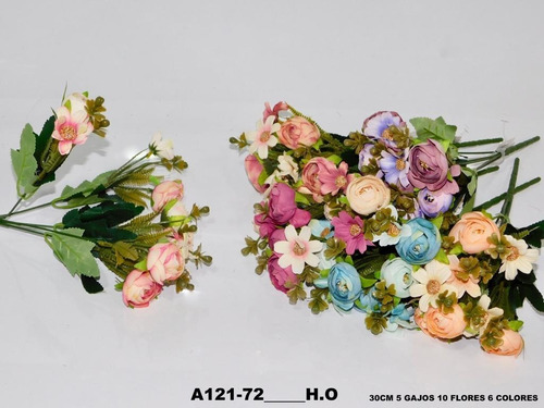 Rosas Flor Ramo Artificiales Decoración Arreglos Florales | MercadoLibre