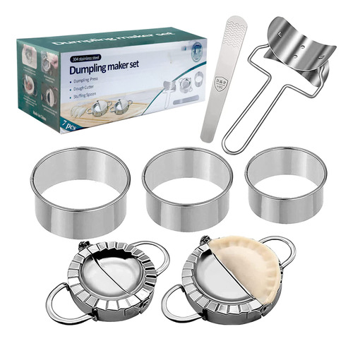 Amgoya Kit Para Hacer Albondigas De Acero Inoxidable, Momos