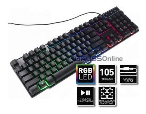 Imagen 4 de 9 de Combo 4en1 Gamer Shenlong Teclado Mouse Auricular Pad C4001