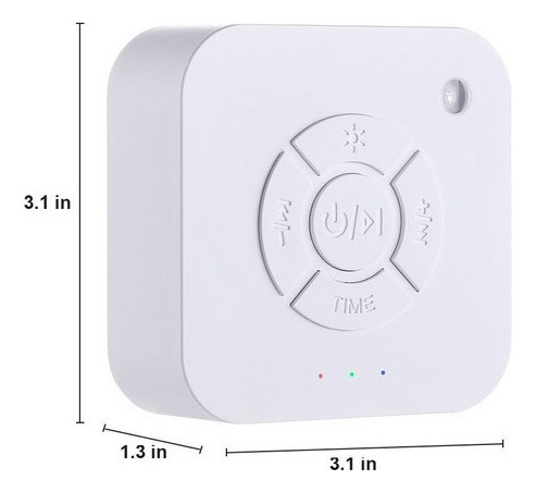 Q Mini Máquina De Ruido Blanco, 9 Sonidos Calmantes, Bebé