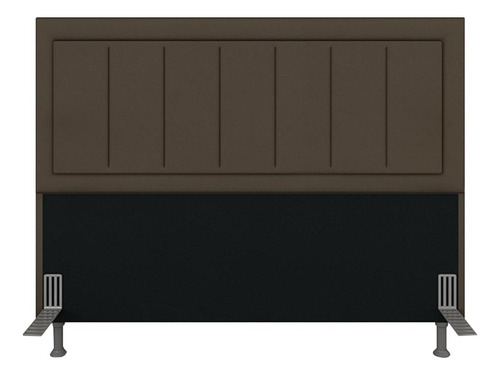 Cabeceira Estofada Para Cama Queen Sevilla Marrom - M A Cor Marrom 04