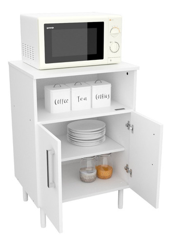 Mueble Microondas Alacena Organizador G10bl - Luico