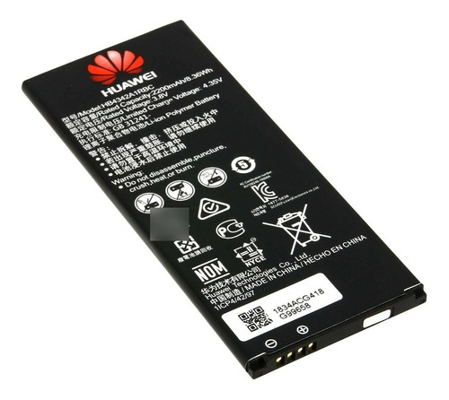 Bateria Pila Huawei Y5 2 Honor 5a Hb4342a1rbc 