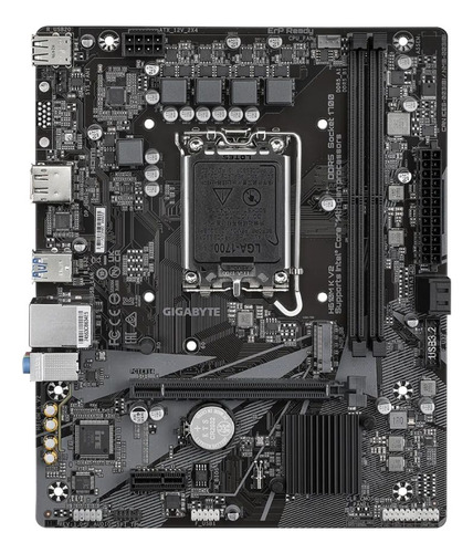 Motherboard 1700 14°gen - Gigabyte Ga-h610m-k V2 Ddr5 1 Color Negro