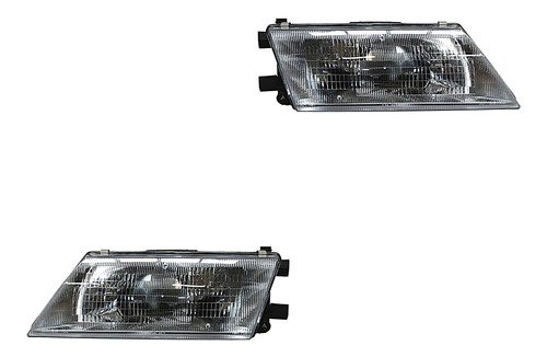 Set Faros C/ajuste Nissan Sentra 96/99