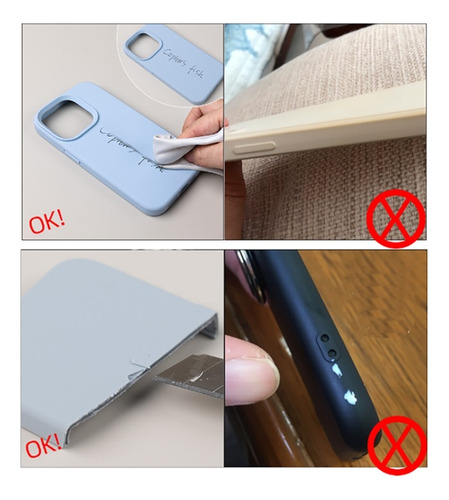 Funda Para iPhone De Silicona Líquida Color Sólida