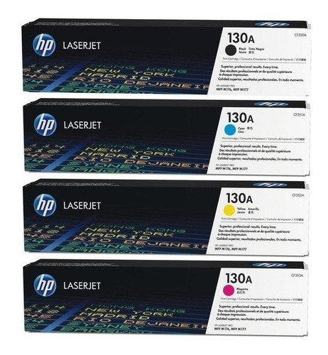 Recarga Toner Hp 130a Recarga Cf350a Cf351a Cf352a Cf353a 