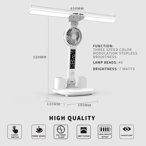 Lámpara De Escritorio De Dewin, Lámparas De Escritorio Led C