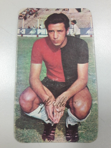 Super Futbol 1971, Figurita N° 98 Obberti. Newells. Mira!!!!