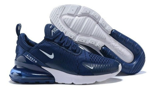 tenis nike blancos con azul