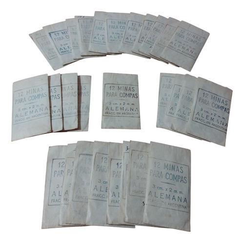 Compas-28 Sobres Mina 2mm -made In Alemania Gris