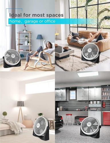 Ventilador De Piso 3 Velocidades Black+decker 5 Aspas