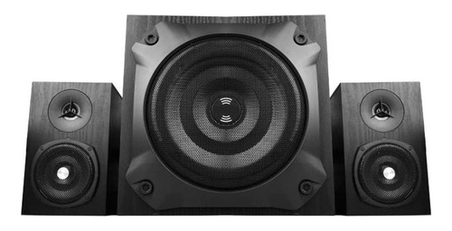 Altavoz Subwoofer Madera 6.5  40 W Para Andriod Usb Sd