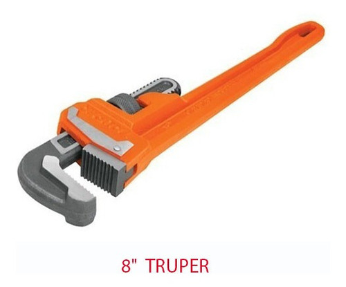 Llave Tubo 8 . Marca Truper.