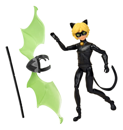 Miraculosa Dollybug Cat Noir's Battle Gear Doll