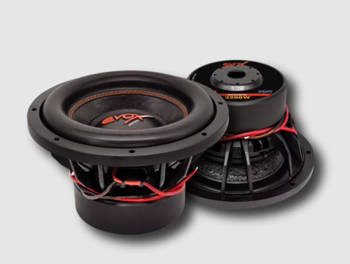 Subwoofer 12 PuLG Doble Bobina 1600w Rms 4 Ohms Evox Evx12pw