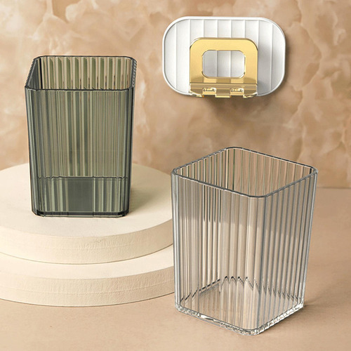 5 Soporte De Pared Para Cepillos De Dientes Con Taza Verde