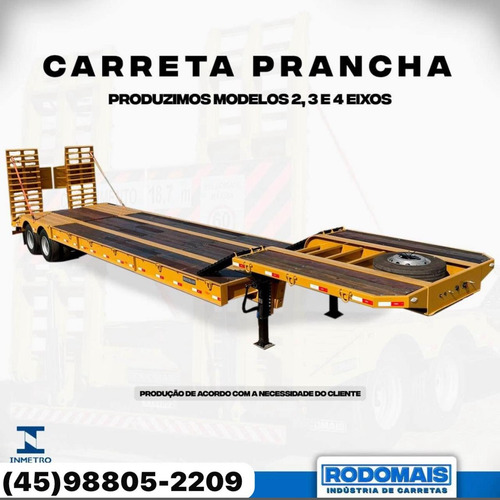 Prancha Carrega Tudo 2 Eixos