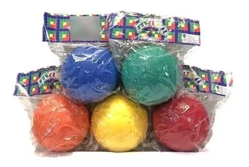 Pelotas Macu Didacticas Goma Espuma De 18 Cm Diametro