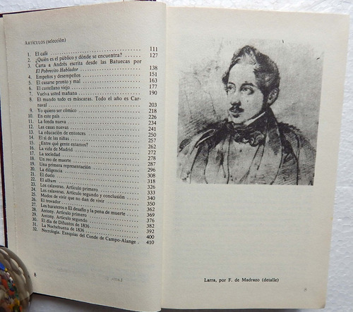 Mariano José De Larra Artículos Clásicos De La Literatura