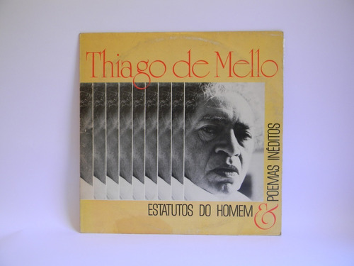 Estatutos Do Homem & Poemas Inéditos Thiago De Mello Vinilo