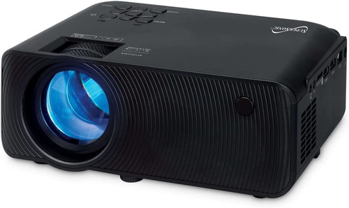 Proyector Supersónic Sc-82p Bluetooth 720p Hd 7000 Lumens Color Negro