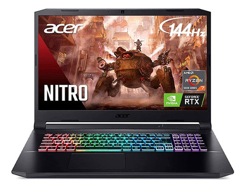 Laptop Gamer Acer Nitro Ryzen 7 Rtx 3060 Serie 5000 15.6 