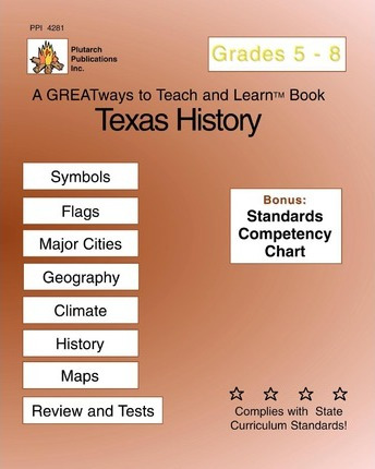 Libro Texas History Grades 5-8 : Greatways To Teach And L...