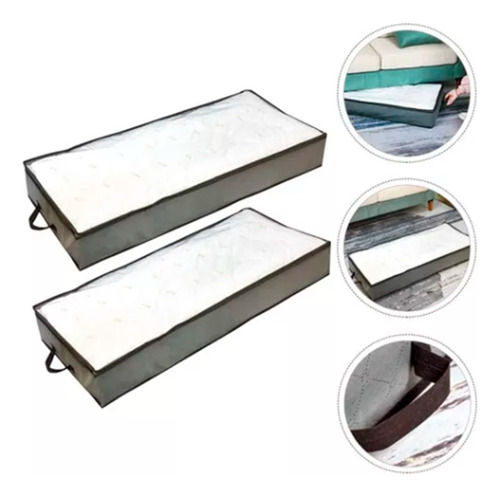 Rganizador Ropa Bajo Cama Bolsa Guardado Mantas Funda