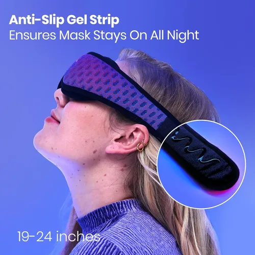 Máscara De Dormir Manta Sleep Pro 100% Bloqueadora De Luz Preto